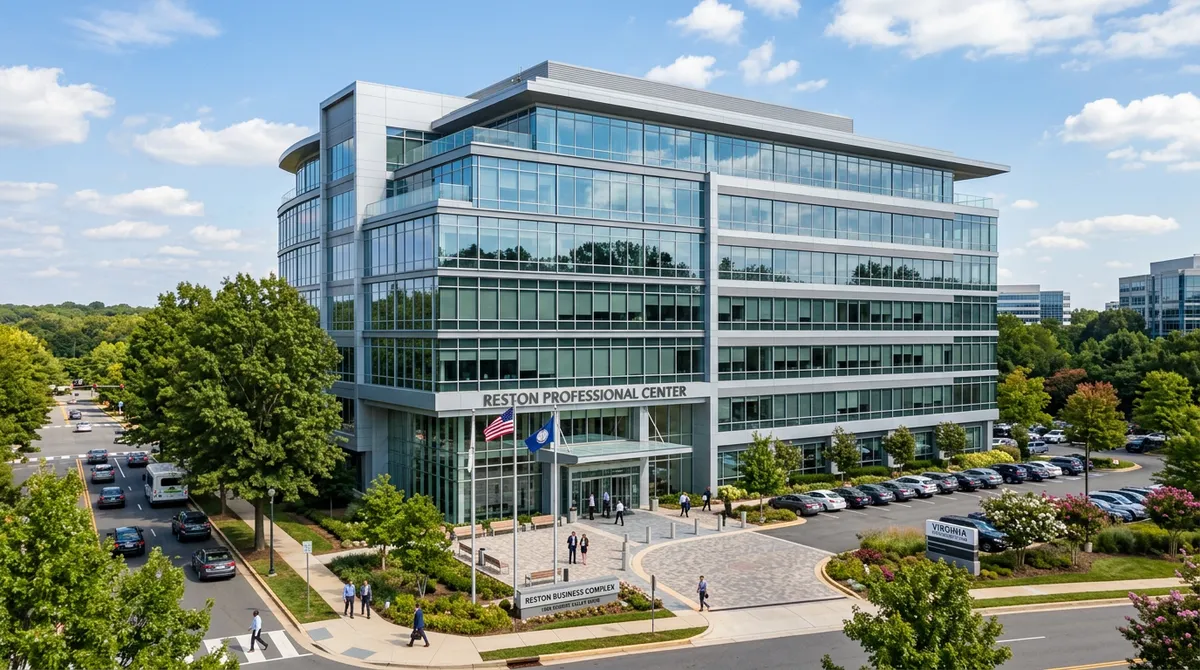 Офис casualpresenceflow.com: 1818 Library Street, Reston, VA 20190